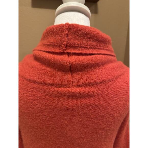 Anthropologie Akemi Kin Women's Turtleneck Burnt Orange Fringe Bottom Size XS - Picture 4 of 7